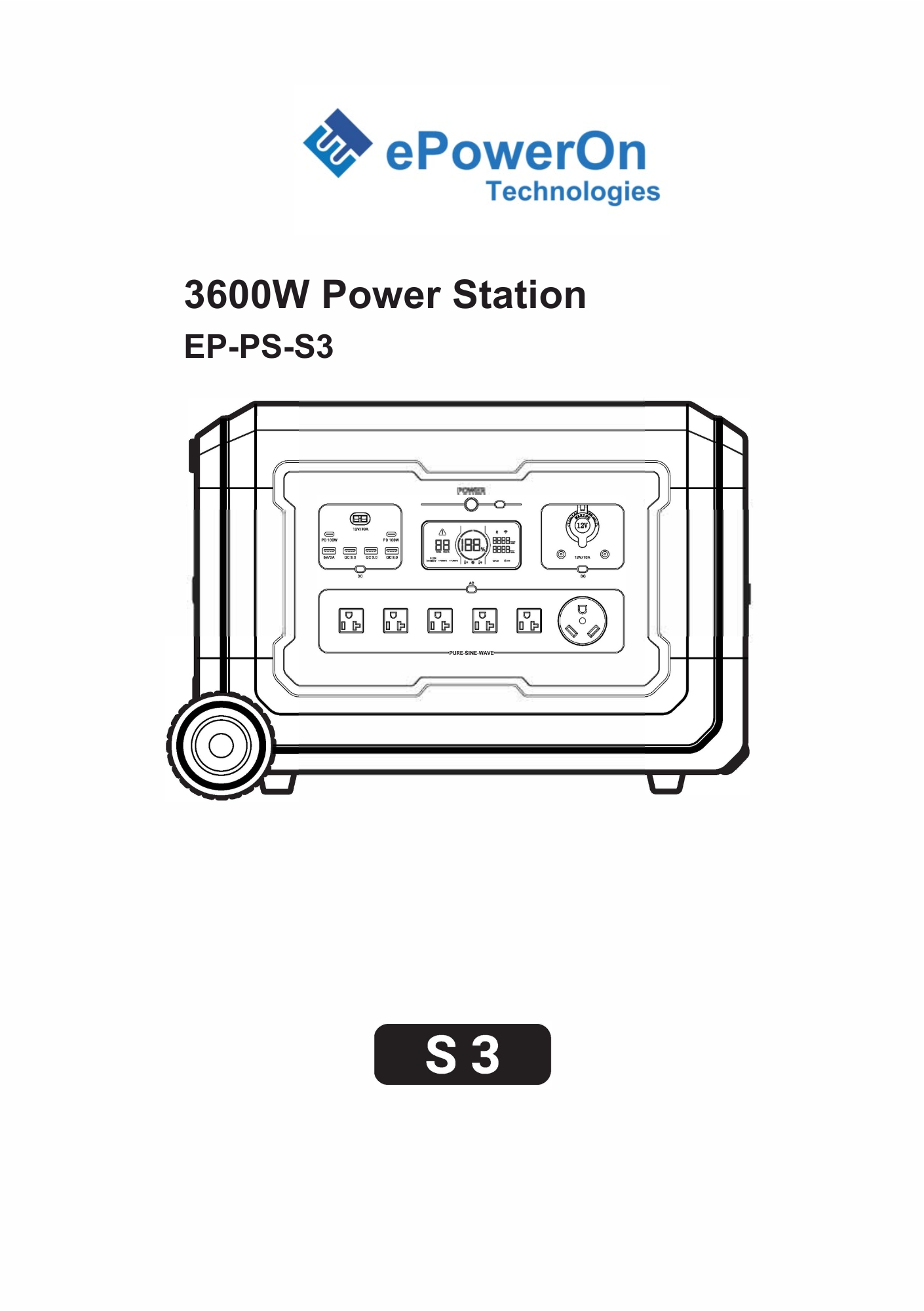 3600W Power Station